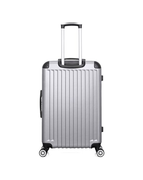 Valigia Tage Medium Stay 4 ruote singole 65 cm grigia