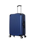 Valise Moyen Séjour 4 roues simples Tage 65 cm bleu marine