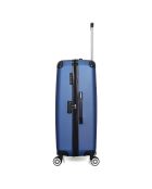 Valise Moyen Séjour 4 roues simples Tage 65 cm bleu marine