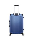 Valise Moyen Séjour 4 roues simples Tage 65 cm bleu marine