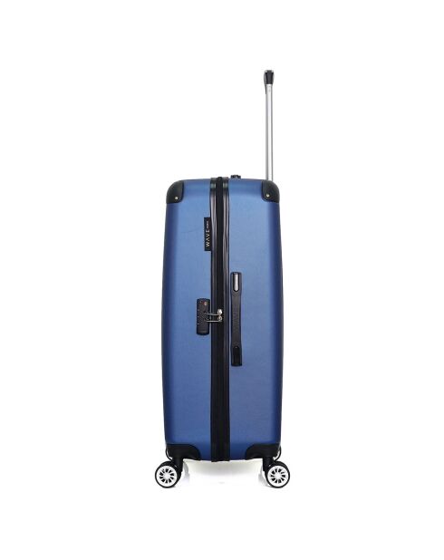 Valise Cabine 4 roues simples Tage 55 cm bleu marine