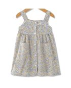 Robe-tablier en Coton motif Liberty multicolore