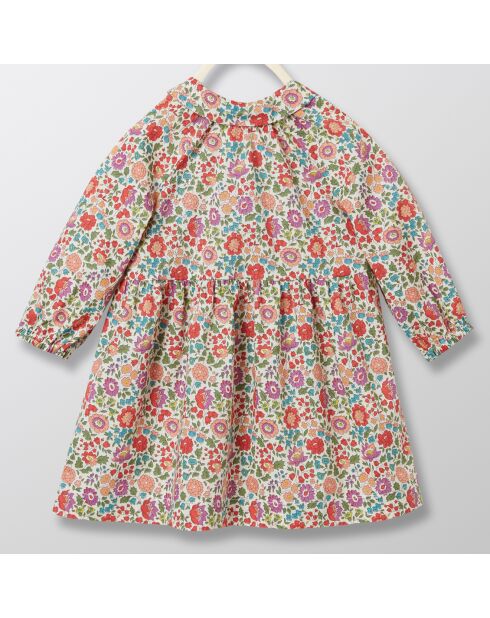 Robe en Coton à motif Liberty multicolore