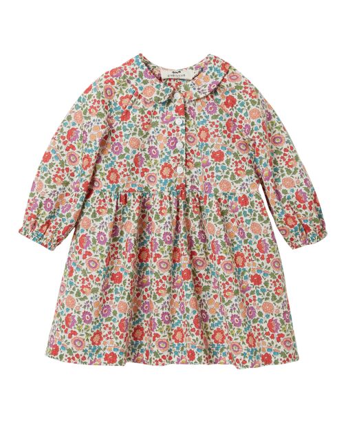 Robe en Coton à motif Liberty multicolore