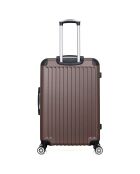 3 Valises 4 roues doubles 75/65/55 cm & Vanity Tage-C  marron