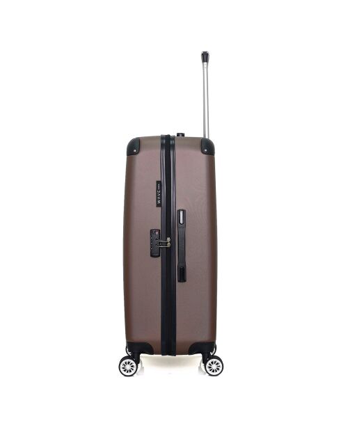 Tage Medium Stay Koffer 4 enkele wielen 65 cm bruin