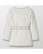 Robe de chambre en Polaire blanche