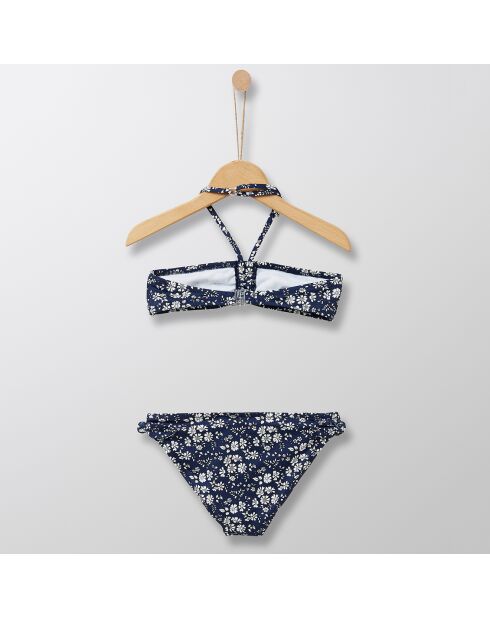 Maillot de bain 2 pièces Liberty bleu foncé