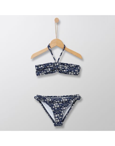 Maillot de bain 2 pièces Liberty bleu foncé