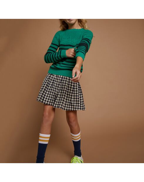 Calzini sportivi al ginocchio blu medio