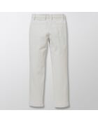 Pantalon mixte en Gabardine Collection One For Two blanc