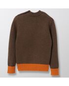 Pull en Laine mélangée Ron Collection Harry Potter marron/orange