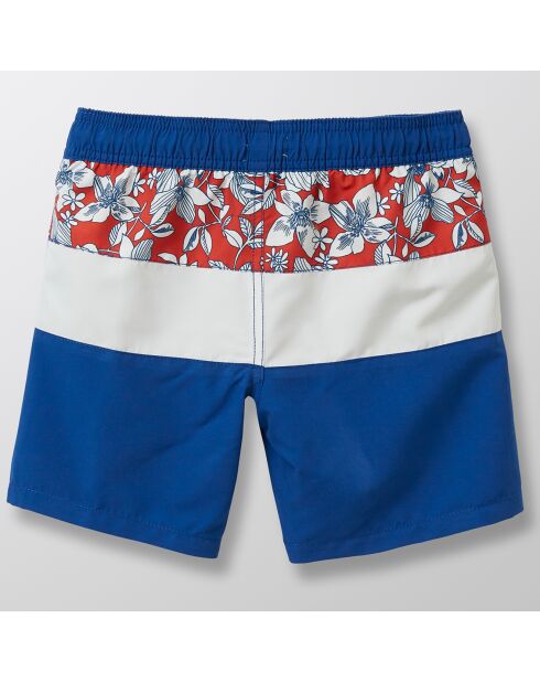 Short de bain Colo block bleu/blanc/rouge