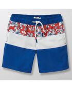 Short de bain Colo block bleu/blanc/rouge