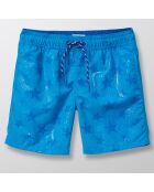 Short de bain étoiles magiques bleu clair