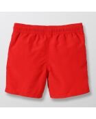 Short de bain étoiles magiques rouge vif