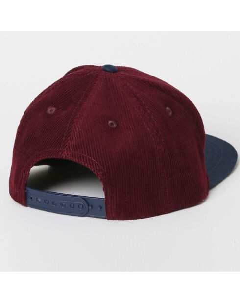 Casquette en Velours Collection Exclusive Harvard bordeaux