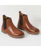 Chelsea boots en Cuir marron foncé