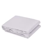 Housse de couette 100% Percale de Coton Seignosse blanche