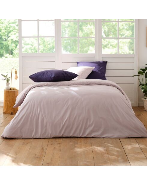 Housse de couette 100% Percale de Coton Seignosse blanche