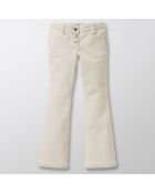 Pantalon en Velours  de Coton beige crème