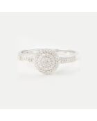 Lucinda 0.142 ct witgouden diamanten ring