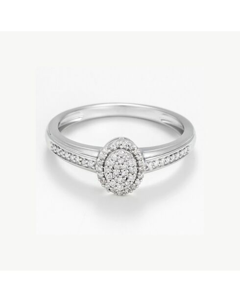 Bague Alessandra Diamants 0.175 ct or blanc