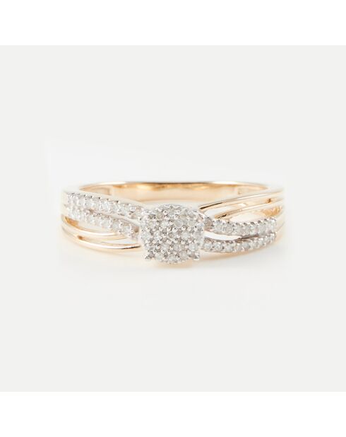 Rosalia Diamantring 0,17 Karat Gelbgold