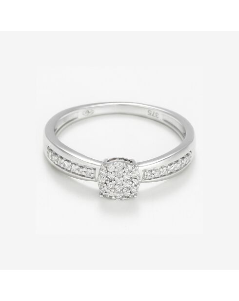 Bague Romantic Diamants 0.15 ct or blanc