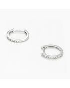 Boucles d'oreilles Sofia Diamants 0.13 ct Or Blanc