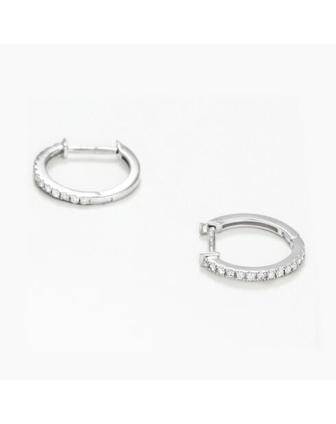 Boucles d'oreilles Sofia Diamants 0.13 ct Or Blanc