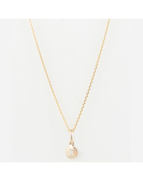 Pendentif Laelia Diamants 0.02 ct Or Jaune