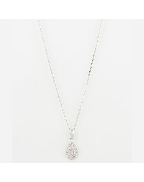 Pendentif Alba Diamants 0.26 ct or blanc