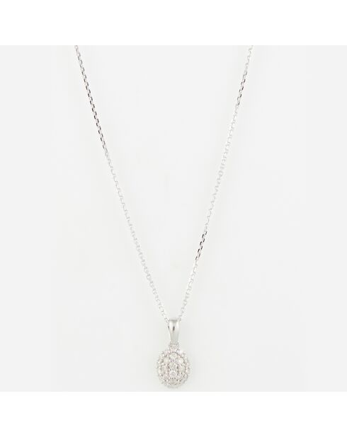 Pendentif Alessia Diamants 0.244 ct or blanc