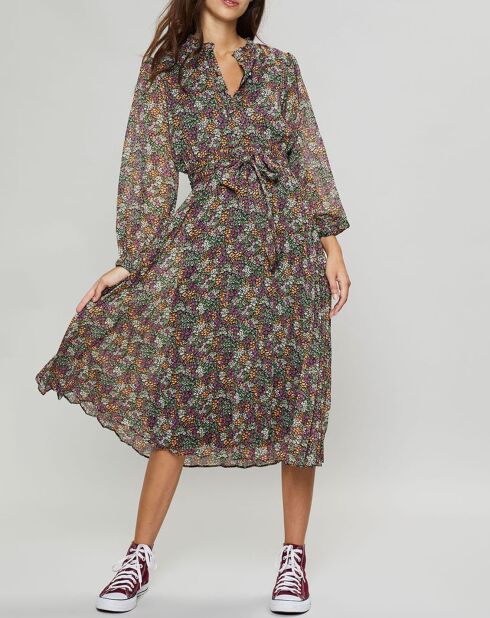 Robe Coralie imprimée multicolore