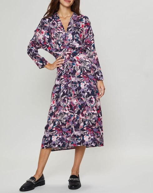 Robe Cherry imprimée rose/violet