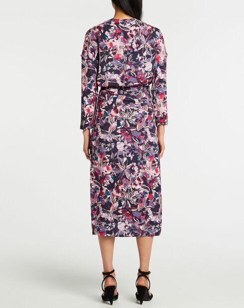 Robe Cherry imprimée rose/violet