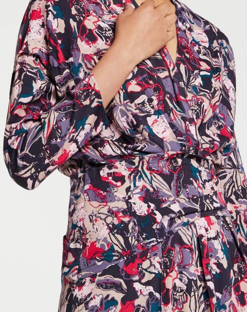 Robe Cherry imprimée rose/violet