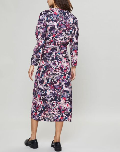 Robe Cherry imprimée rose/violet