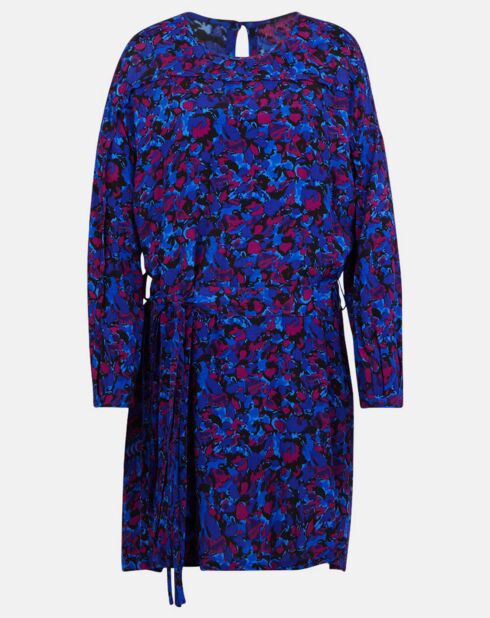 Robe Carelle imprimée bleu/violet