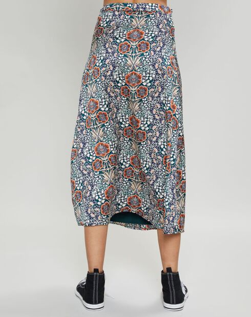 Fiona grüner bedruckter Rock