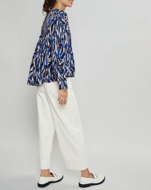 Blouse Loika bleu roi