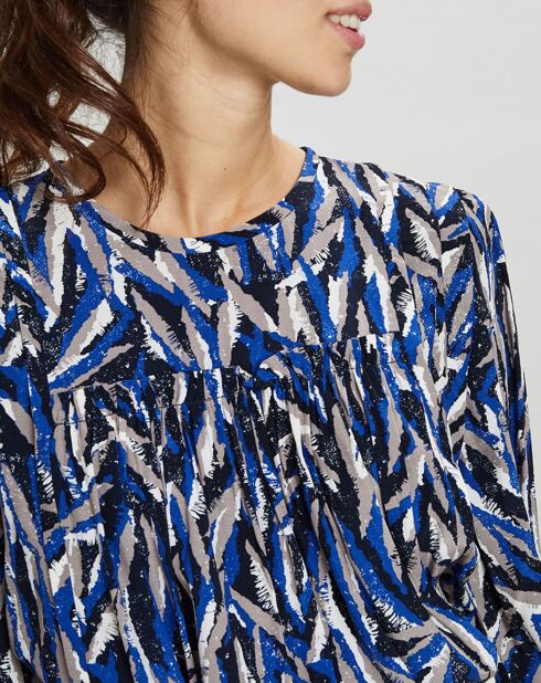 Blouse Loika bleu roi