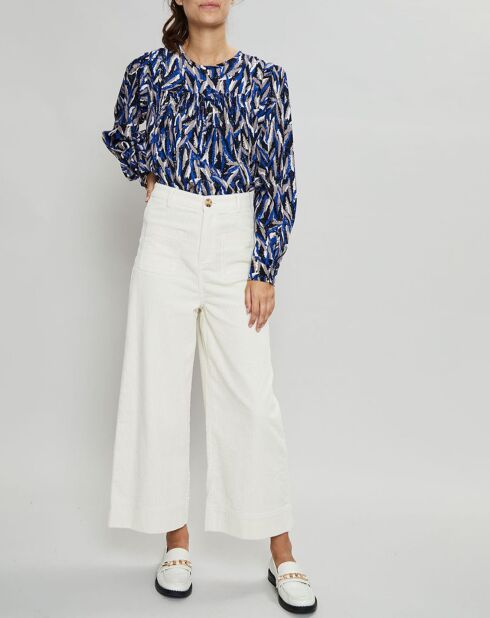 Blouse Loika bleu roi