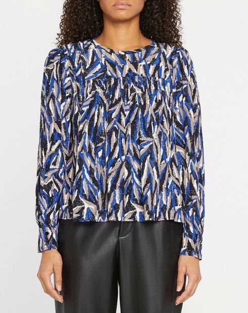 Blouse Loika bleu roi
