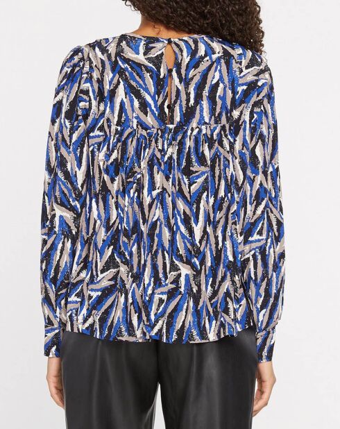 Blouse Loika bleu roi