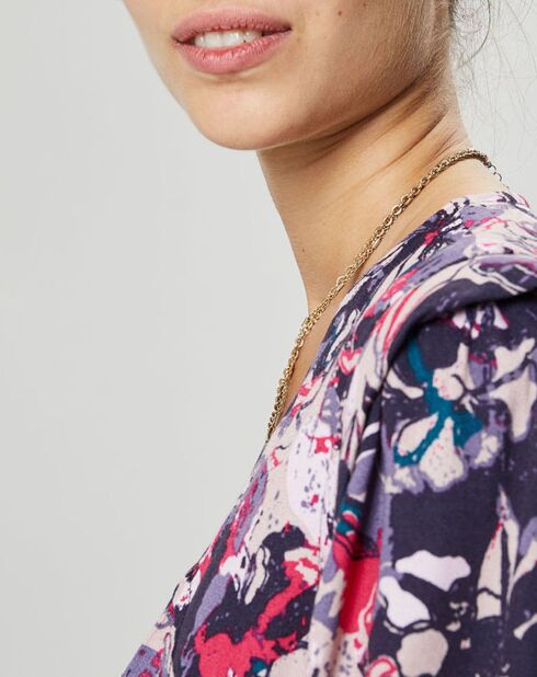 Blouse Lucil rose/violet