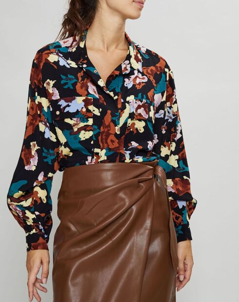 Chemise Laurea noir/multicolore