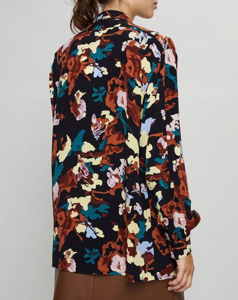 Chemise Laurea noir/multicolore