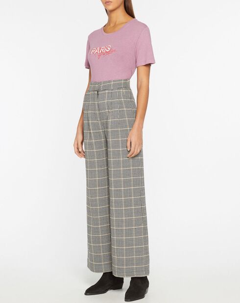 T-Shirt en Lin & Coton Marite violet